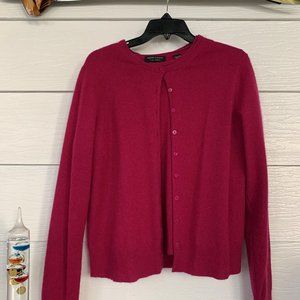 Cashmere Rasberry Sweater/Blouse Combination